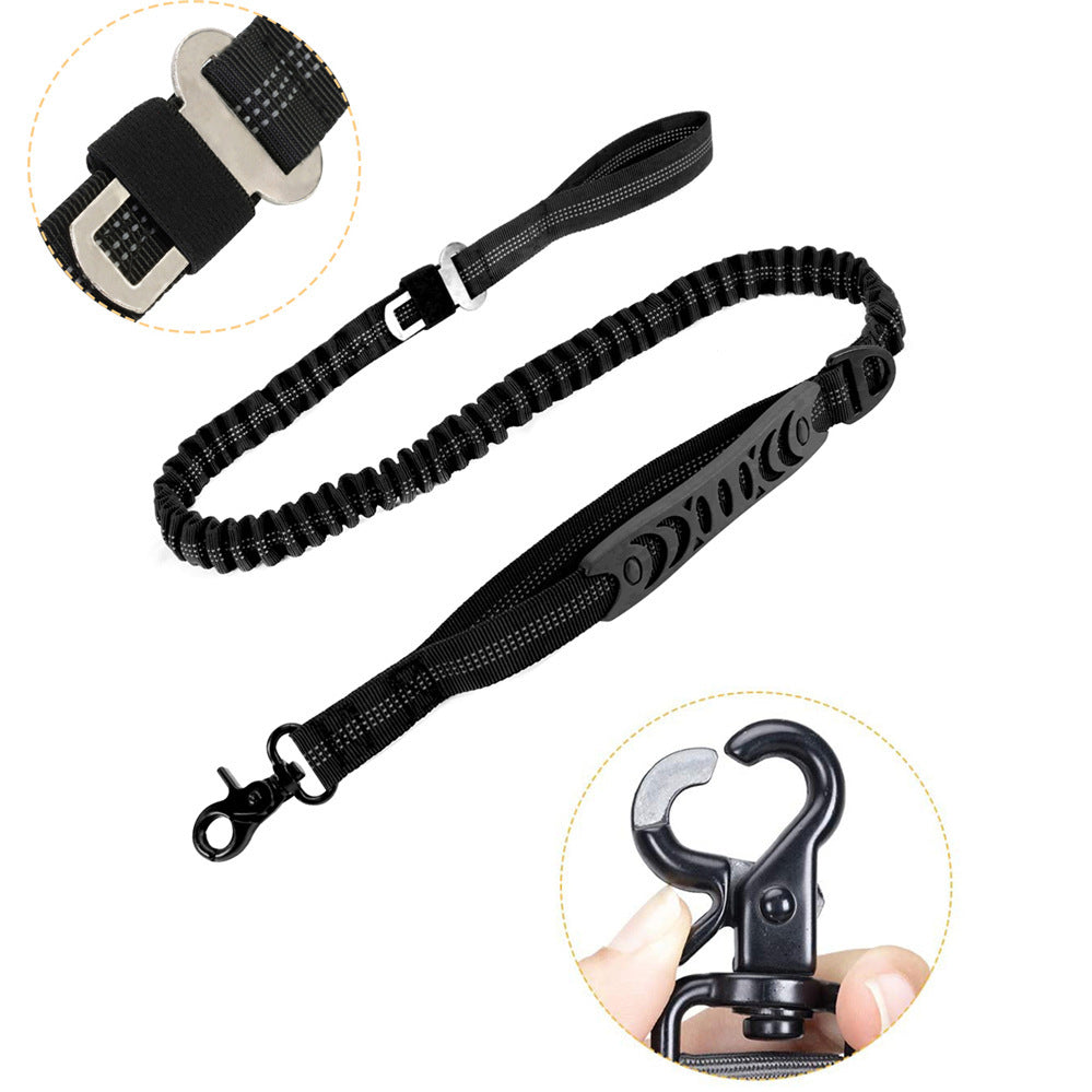Laisse Multifonction pour Chien – Réglable, Anti-Traction & Compatible Ceinture de Voiture