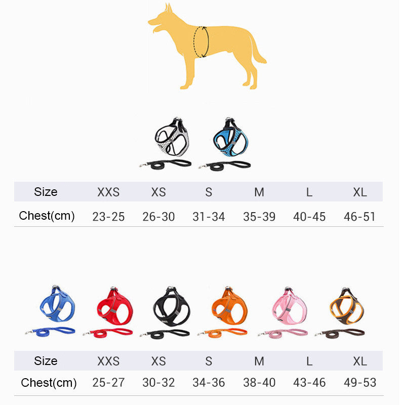 Harnais Anti-Traction pour Chien – Confort & Sécurité
