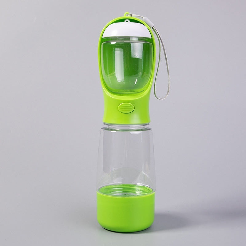 Gourde Multifonction 3-en-1 pour Chien – Eau, Nourriture & Sacs intégrés