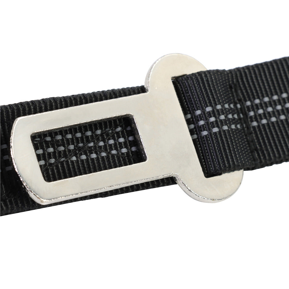 Laisse Multifonction pour Chien – Réglable, Anti-Traction & Compatible Ceinture de Voiture