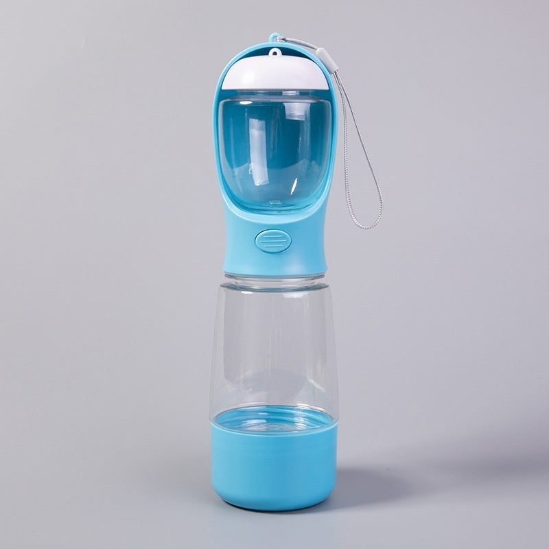 Gourde Multifonction 3-en-1 pour Chien – Eau, Nourriture & Sacs intégrés